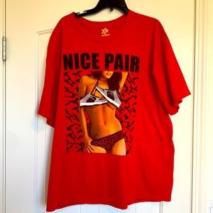 XL RED CUSTOM T-SHIRT